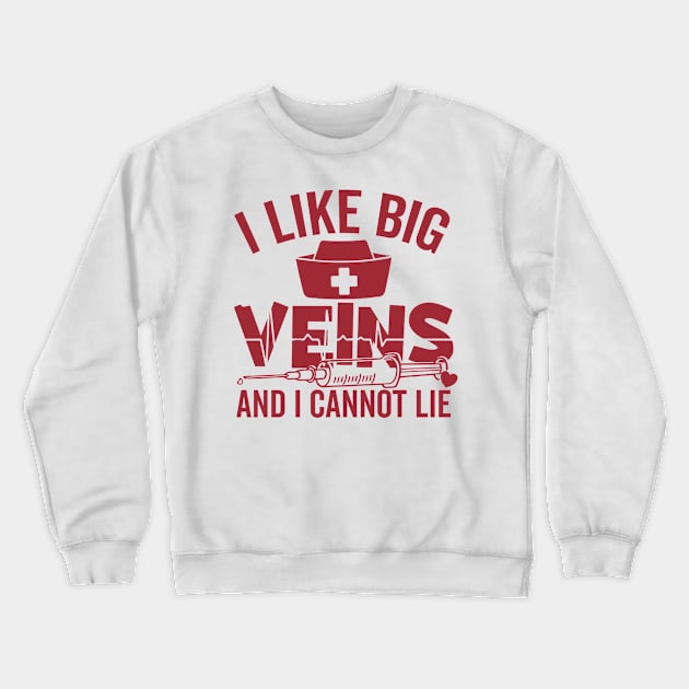I Like big veins and i cannot lie Crewneck Sweatshirt by Tetsue